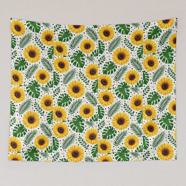 Item preview, Colorful Sunflower Pattern on Black designed and sold by Car23314.