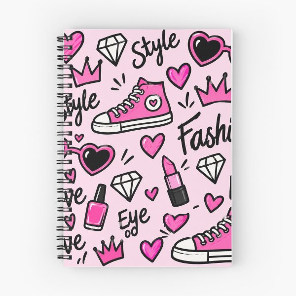 Item preview, Pink Glam Hearts & Sneakers Pattern designed and sold by Car23314.