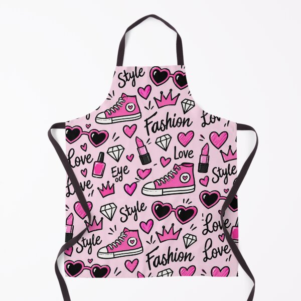 Item preview, Pink Glam Hearts & Sneakers Pattern designed and sold by Car23314.