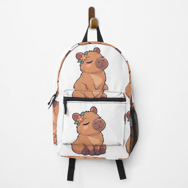 Item preview, Zen Capybara – Relaxed Kawaii Capybara Character Sticker designed and sold by Digitalcpy.