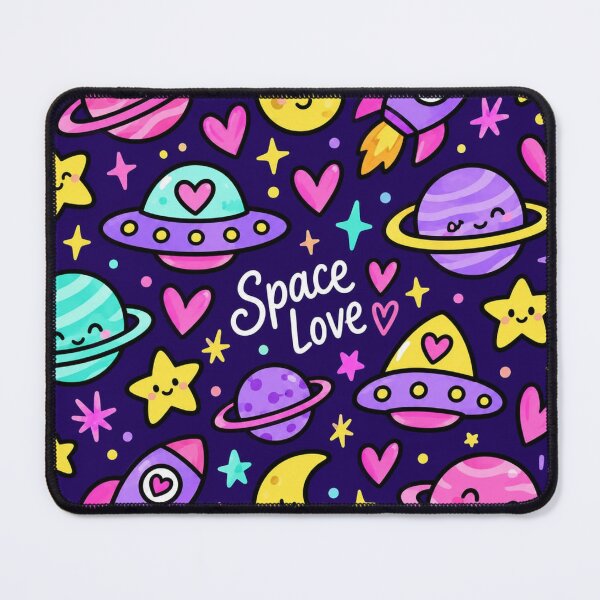 Item preview, Cute Planets & Space Hearts Pattern designed and sold by Car23314.