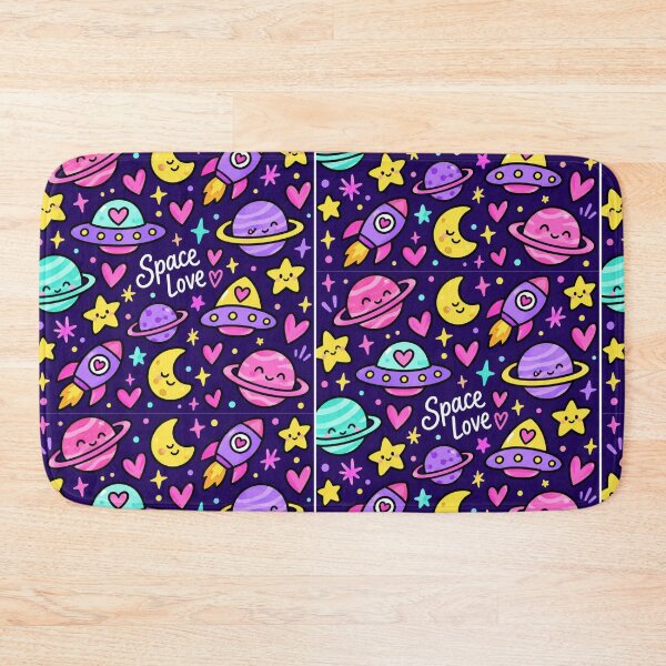 Item preview, Cute Planets & Space Hearts Pattern designed and sold by Car23314.