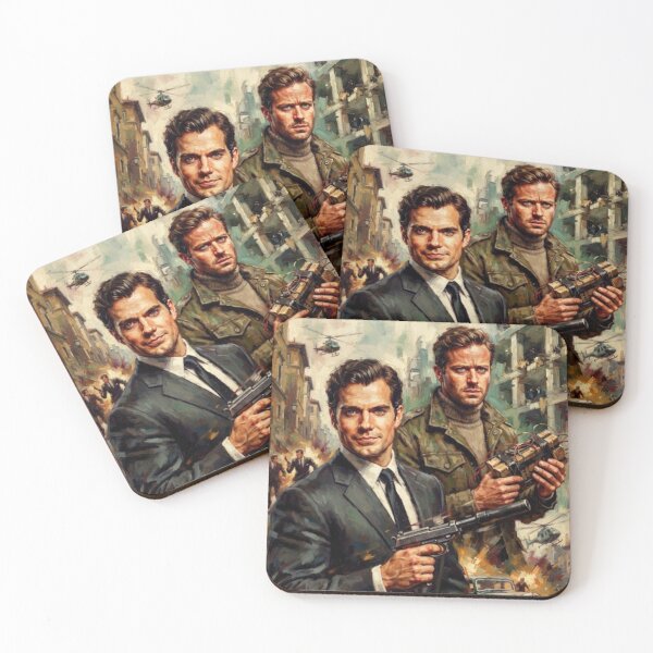 Item preview, The Man from U.N.C.L.E. Spy Action Fine Art Tribute designed and sold by Art's Diner.