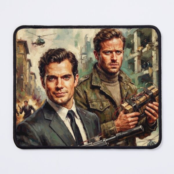 Item preview, The Man from U.N.C.L.E. Spy Action Fine Art Tribute designed and sold by Art's Diner.
