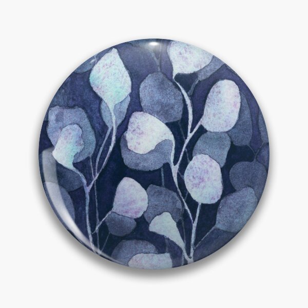 Item preview, Moonlit Leaves, Indigo Botanical Watercolour designed and sold by ArithraStudio.