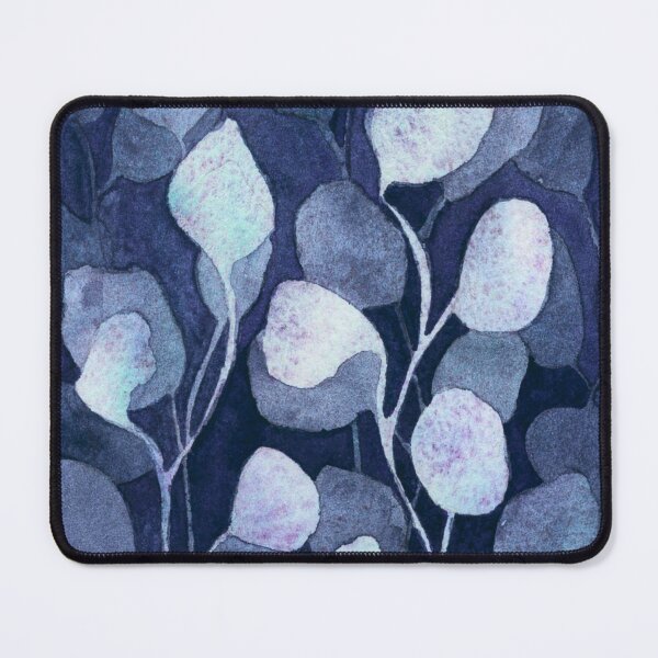 Item preview, Moonlit Leaves, Indigo Botanical Watercolour designed and sold by ArithraStudio.