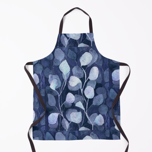 Item preview, Moonlit Leaves, Indigo Botanical Watercolour designed and sold by ArithraStudio.