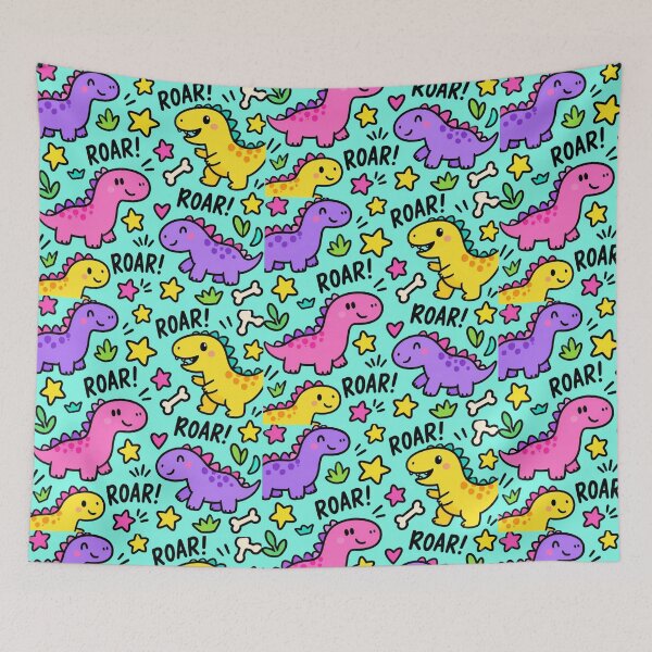 Item preview, Colorful Cute Dinosaur Pattern designed and sold by Car23314.