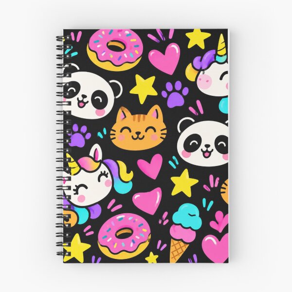 Item preview, Cute Panda Cats & Donuts Pattern designed and sold by Car23314.