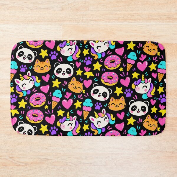 Item preview, Cute Panda Cats & Donuts Pattern designed and sold by Car23314.