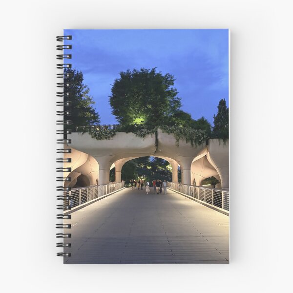 Item preview, Futuristic Pedestrian Bridge at Twilight designed and sold by Ifcitiesdesign.