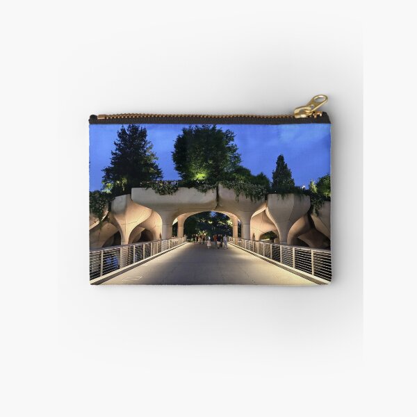 Item preview, Futuristic Pedestrian Bridge at Twilight designed and sold by Ifcitiesdesign.