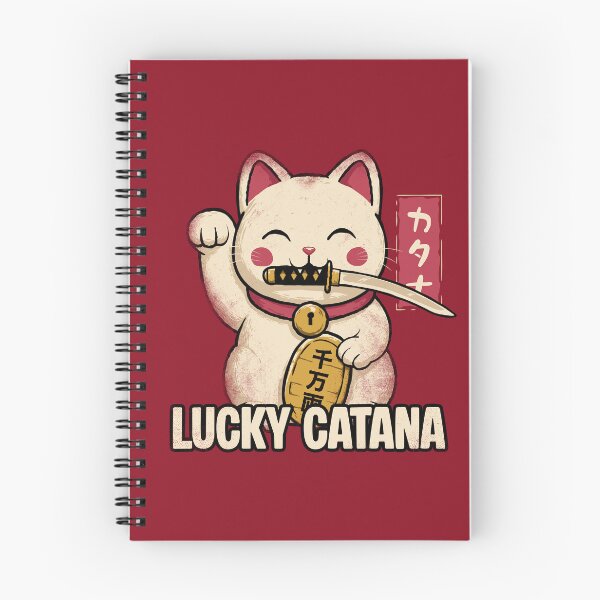 Item preview, Lucky Cat Waving with Catana in mouth designed and sold by therocketman.