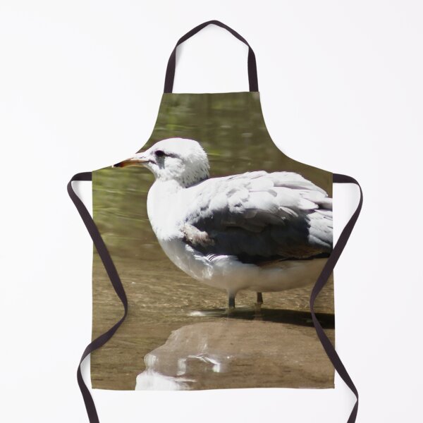 Item preview, California Seagull Wading Through Pond designed and sold by WilesNailsPower.