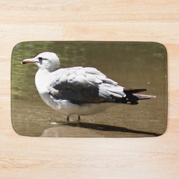 Item preview, California Seagull Wading Through Pond designed and sold by WilesNailsPower.