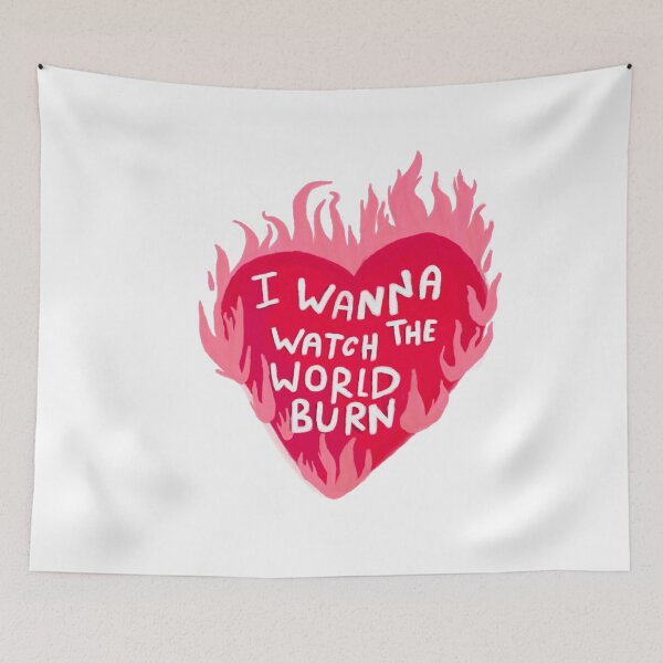 Item preview, I Wanna Watch The World Burn -  Regina George on Broadway designed and sold by ThatsDramatic.