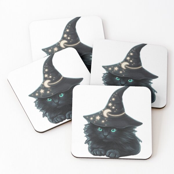Item preview, Moonlit Wizard Cat designed and sold by 4viella.