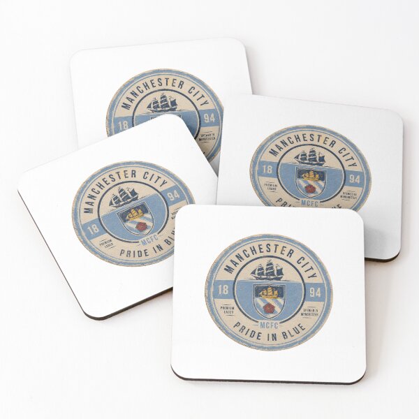 Item preview, Manchester City F.C Beer Mat Fan Graphic Design designed and sold by FanFueledStickers.