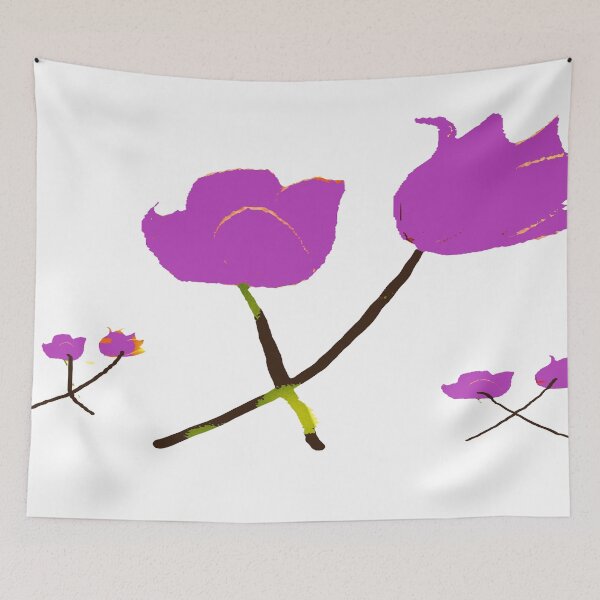Item preview, Purple Tulips designed and sold by VlwHuesOfArt.