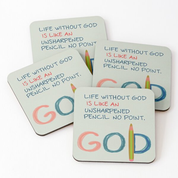 Item preview, Life Without God Has No Point Christian Quote designed and sold by walsvouri.