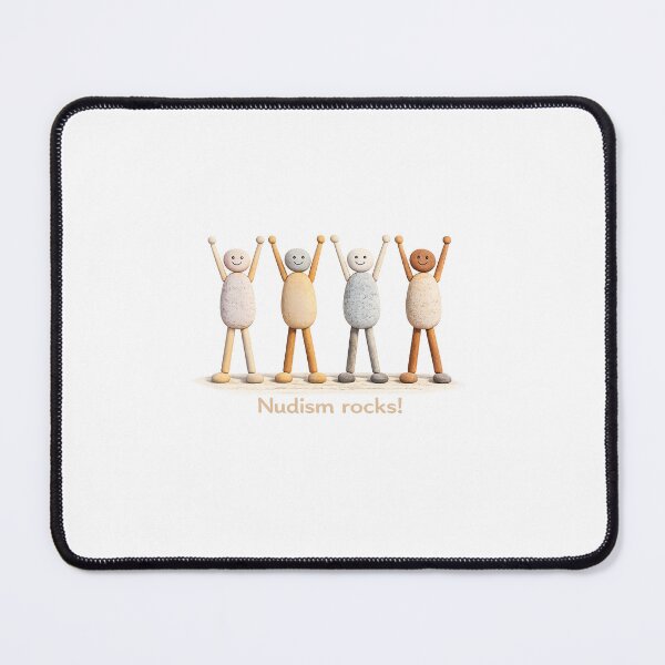 Item preview, Nudism rocks. Celebrating nudism. designed and sold by NaturismRocks.