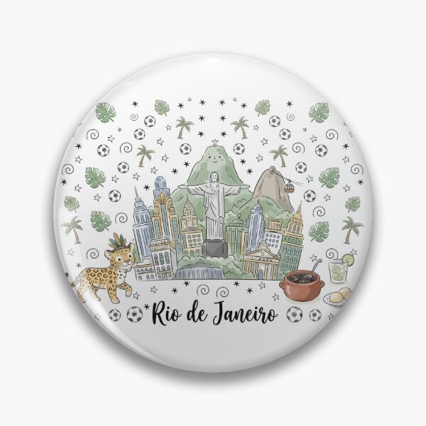 Item preview, Cute Christ the Redeemer Rio Doodle Art designed and sold by RamyGallery.
