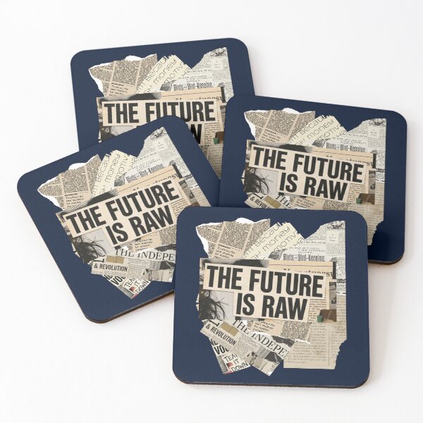 Item preview, The Future Is Raw - Underground Newspaper Collage designed and sold by FatmaAhmed90.