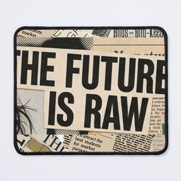 Item preview, The Future Is Raw - Underground Newspaper Collage designed and sold by FatmaAhmed90.