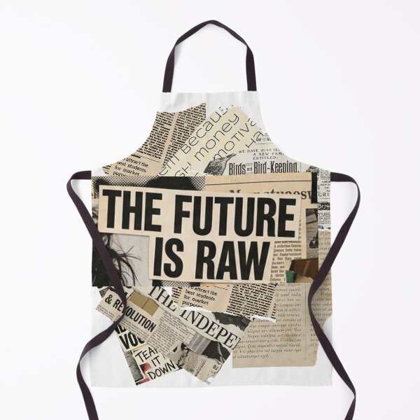 Item preview, The Future Is Raw - Underground Newspaper Collage designed and sold by FatmaAhmed90.