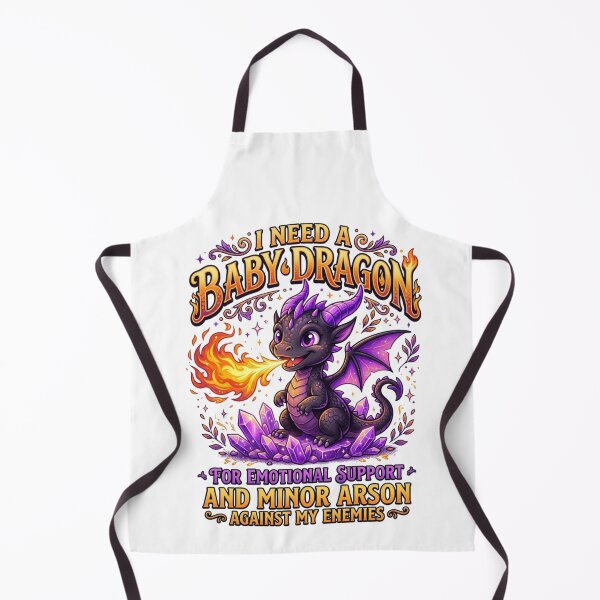 Item preview, Cute Baby Dragon Emotional Support & Minor Arson Fantasy designed and sold by DijaMar.