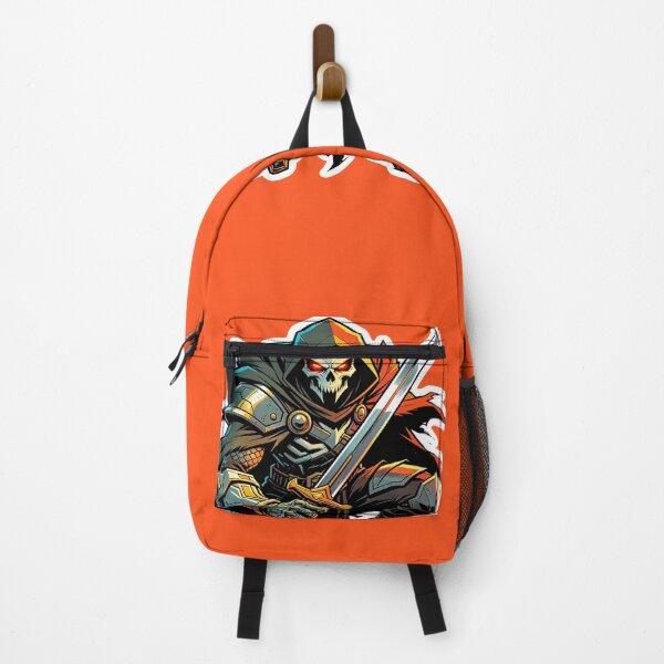 Item preview, Crouching Grim Reaper Warrior - Dark Fantasy Manga Art designed and sold by Outlet Raloel.