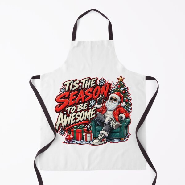 Item preview, Christmas - Santa is the season to be awesome designed and sold by DailyQuestPrint.