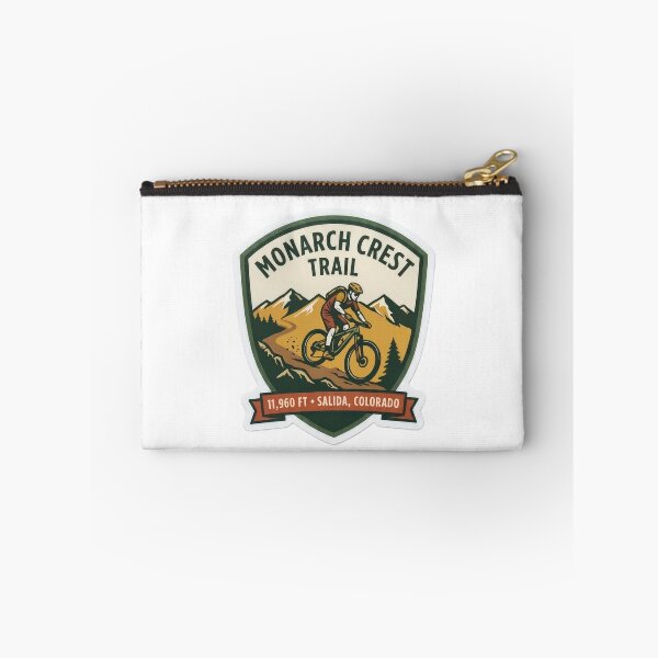 Item preview, Monarch Crest Trail Salida Colorado Mountain Biking Vintage Badge designed and sold by LittleArij.