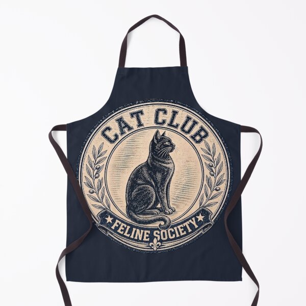 Item preview, Vintage Cat Club – Feline Society Cat Emblem designed and sold by thirtyonestars.