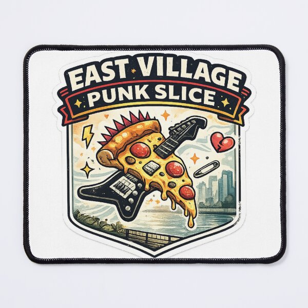 Item preview, East Village New York Punk Slice designed and sold by bzdeb.