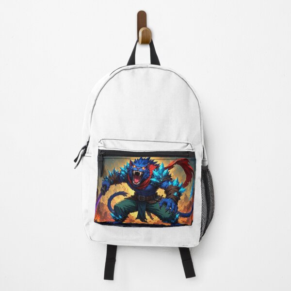 Item preview, Blue Beast Unleashed in Flame and Might designed and sold by SabaMirzique.