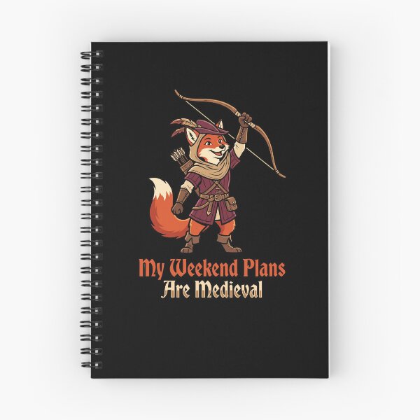 Item preview, My Weekend Plans Are Medieval Fox Archer designed and sold by snowry.