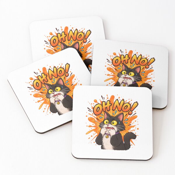 Item preview, Oh No! Scared Cat designed and sold by NucciCollective.