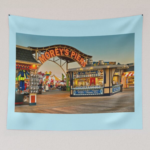 Item preview, City - Wildwood, NJ - Boardwalk - Morey's Piers designed and sold by Mike Savad Photography.