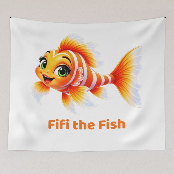 Item preview, Fifi the Fish designed and sold by ArtC-Designs by Kathy Higgins.