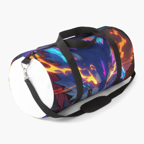 Item preview, Blue Beast Unleashed in Flame and Might (V2) designed and sold by SabaMirzique.