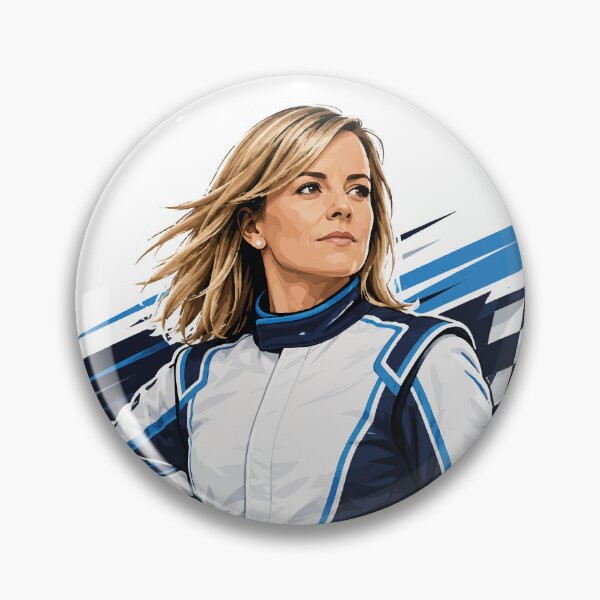 Item preview, Susie Wolff Motorsport Sticker | Train F1 & DTM Driver Racing Fan Art designed and sold by FirstCheck.