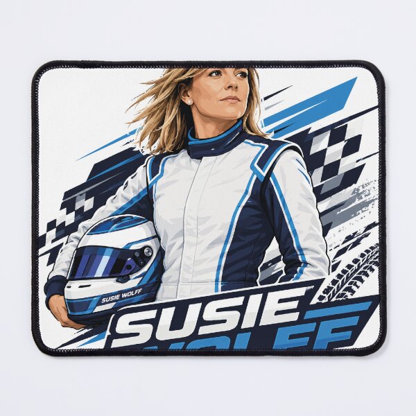 Item preview, Susie Wolff Motorsport Sticker | Train F1 & DTM Driver Racing Fan Art designed and sold by FirstCheck.