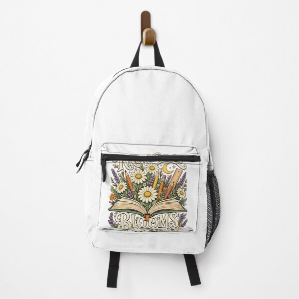 Item preview, Back to school Knowledge in Bloom Open Book Wildflowers Botanical designed and sold by Uglyandcute.