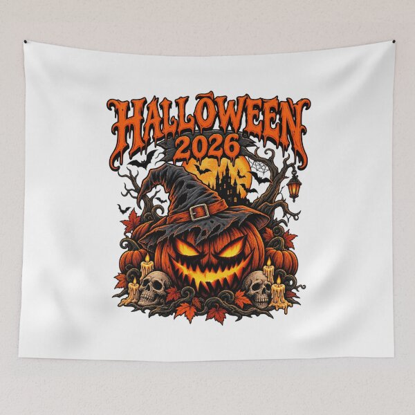 Item preview, Halloween 2026 Spooky Pumpkin Witch Gothic Horror designed and sold by afr-saad.