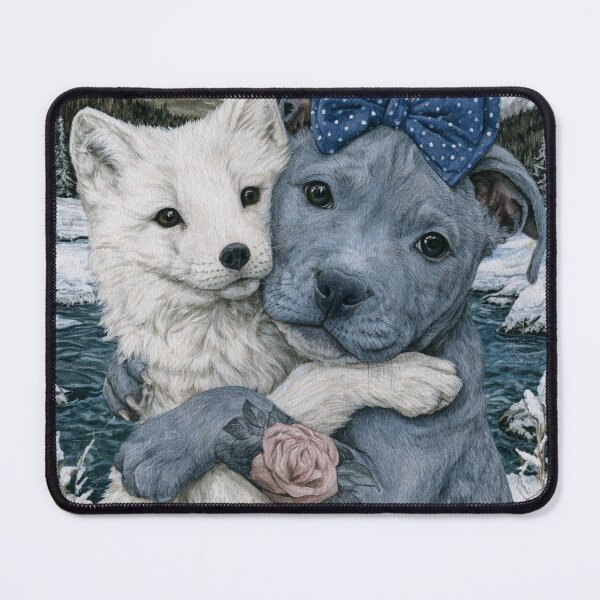 Item preview, Staffordshire And Arctic Fox Love designed and sold by Nocturne Paws.
