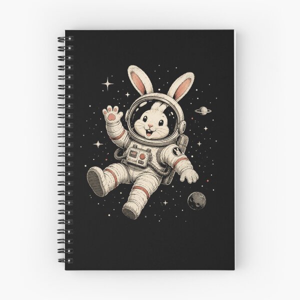 Item preview, Funny Bunny Astronaut Exploring A Cosmic Space Adventure designed and sold by Moizento.