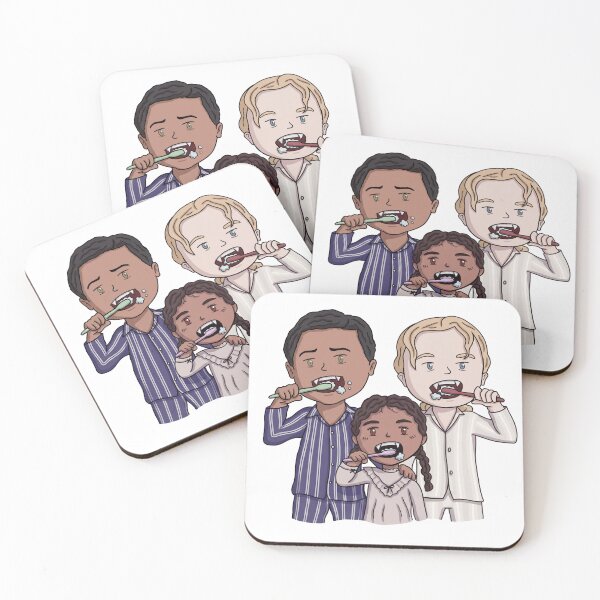 Item preview, IWTV Claudia, Louis & Lestat Tooth Brushing designed and sold by HexCatStudioUK.