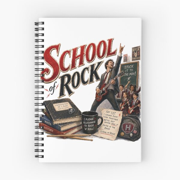 Item preview, School of Rock the Musical  designed and sold by Lyric Vault - Rock on.