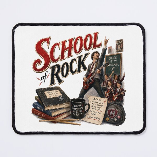 Item preview, School of Rock the Musical designed and sold by Lyric Vault - Rock on.